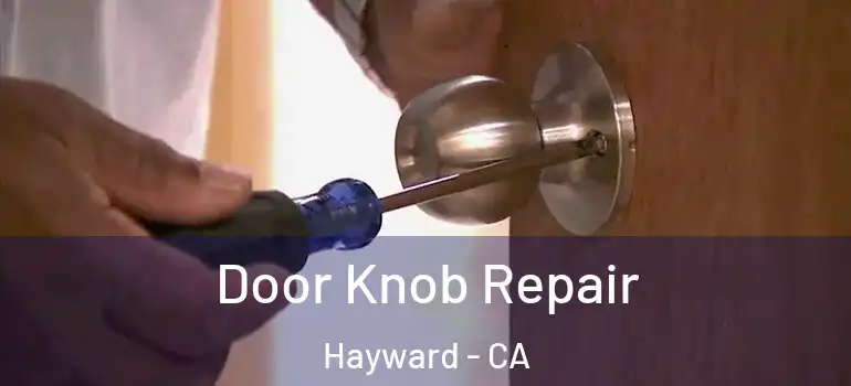  Door Knob Repair Hayward - CA