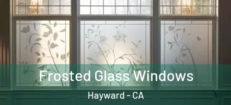  Frosted Glass Windows Hayward - CA