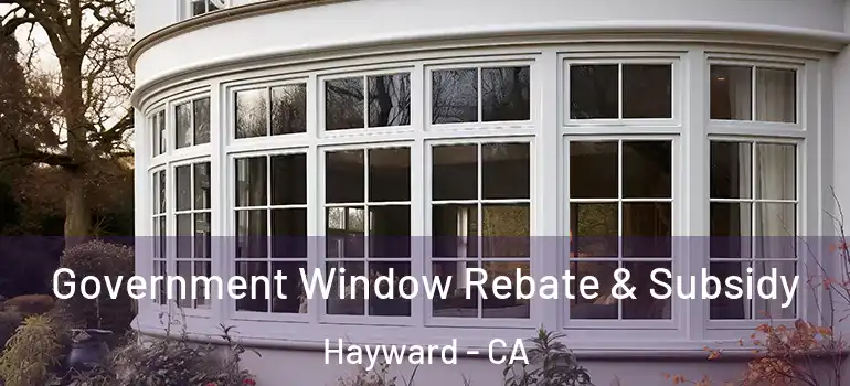  Government Window Rebate & Subsidy Hayward - CA
