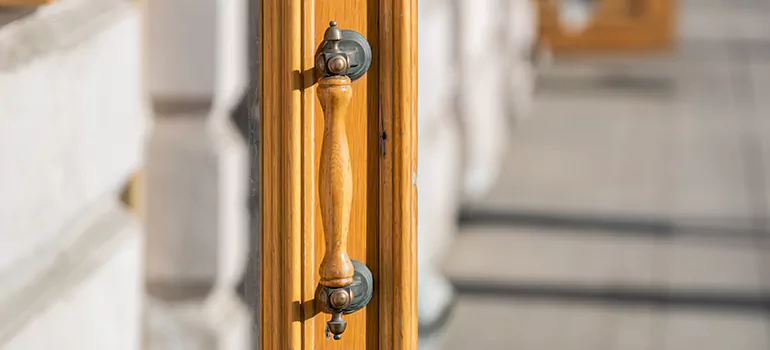 Wooden Pull Bar Installation in Hayward, CA