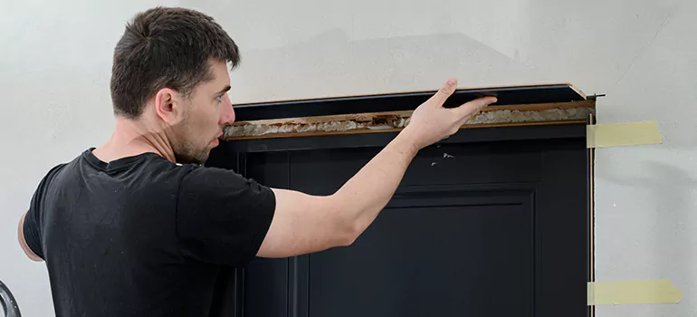 Wood Door Hole Repair in Hayward, CA