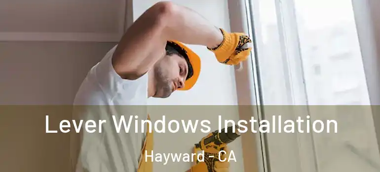  Lever Windows Installation Hayward - CA