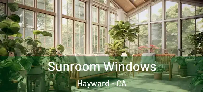  Sunroom Windows Hayward - CA