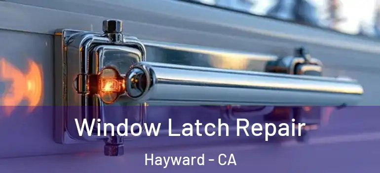  Window Latch Repair Hayward - CA